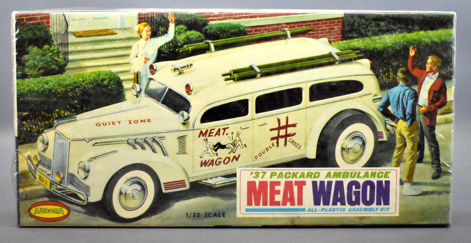 Factory sealed 1965 Aurora Meat Wagon 1/32 scale model (1 of 5)