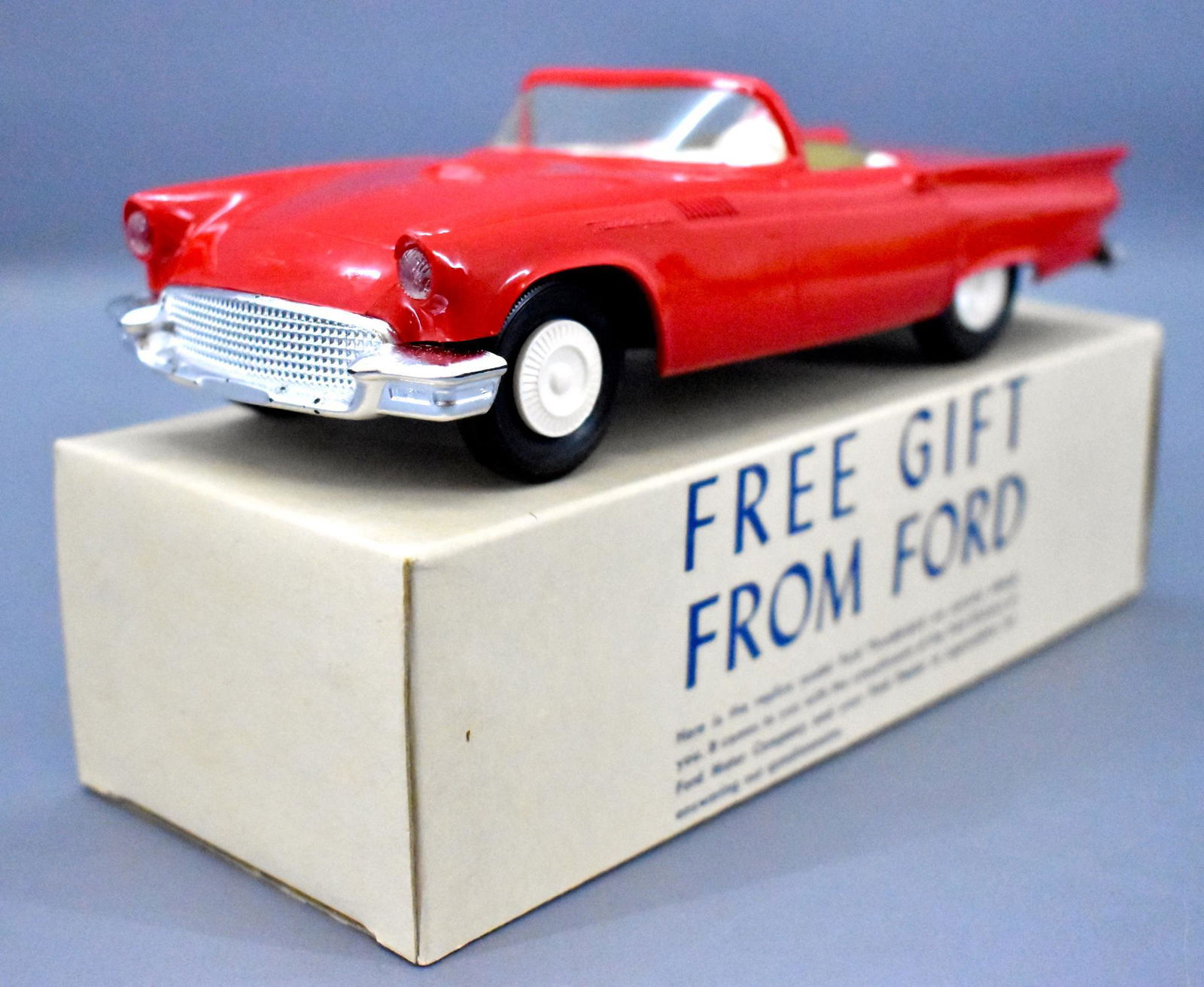 Near mint 1957 Ford Thunderbird friction promo car in (1 of 7)