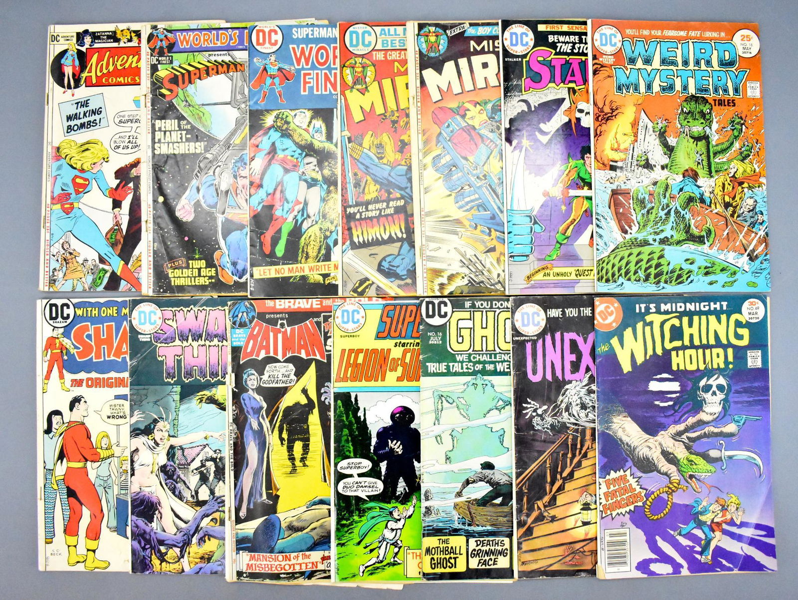 Fourteen DC bronze age horror and superhero comics (1 of 5)