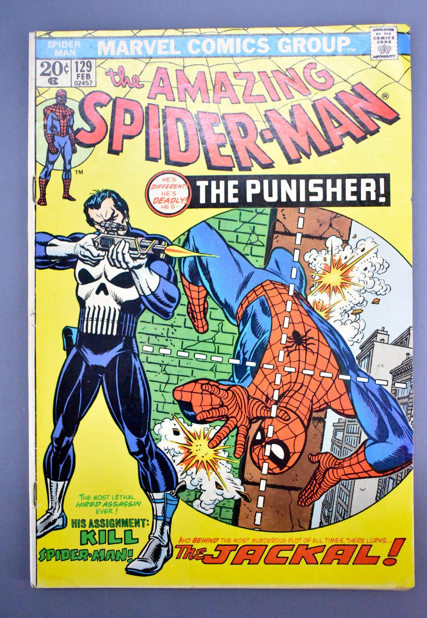 Marvel Amazing Spiderman 129 1st Appearance Punisher (1 of 3)