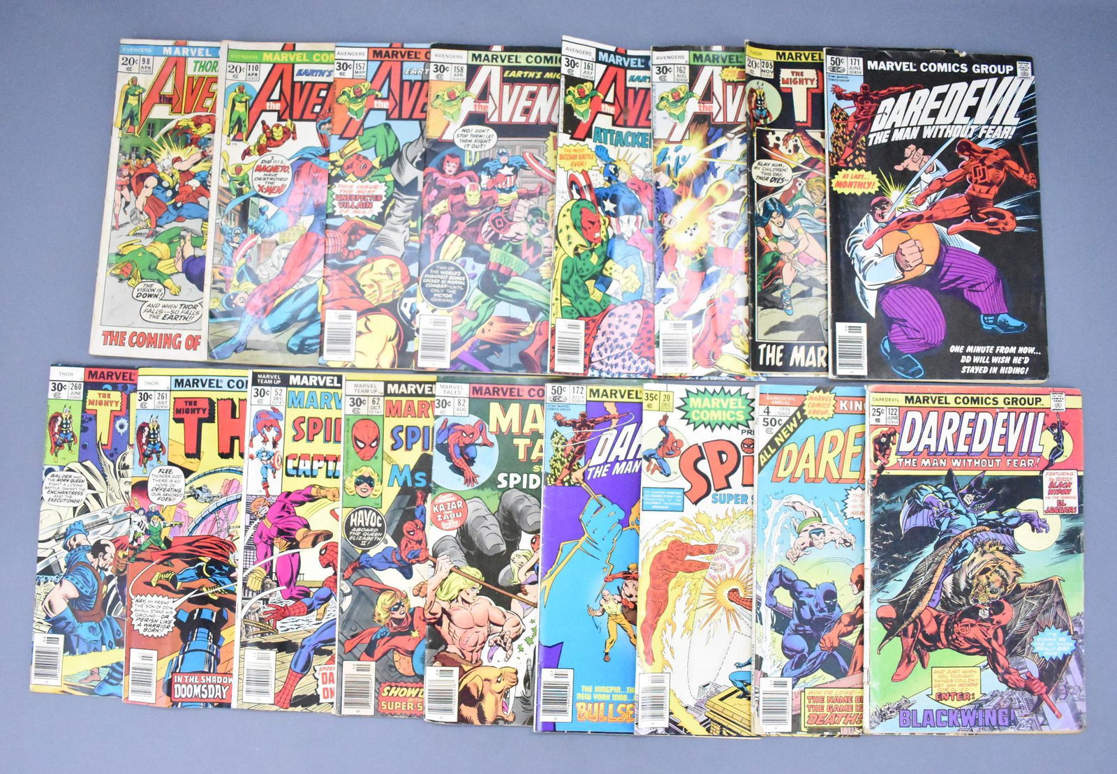 Group of 17 Marvel bronze age superhero comics (1 of 5)