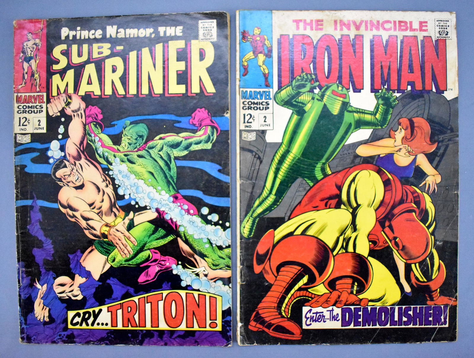 Marvel Iron Man and The Sub-Mariner #2 silver age (1 of 4)