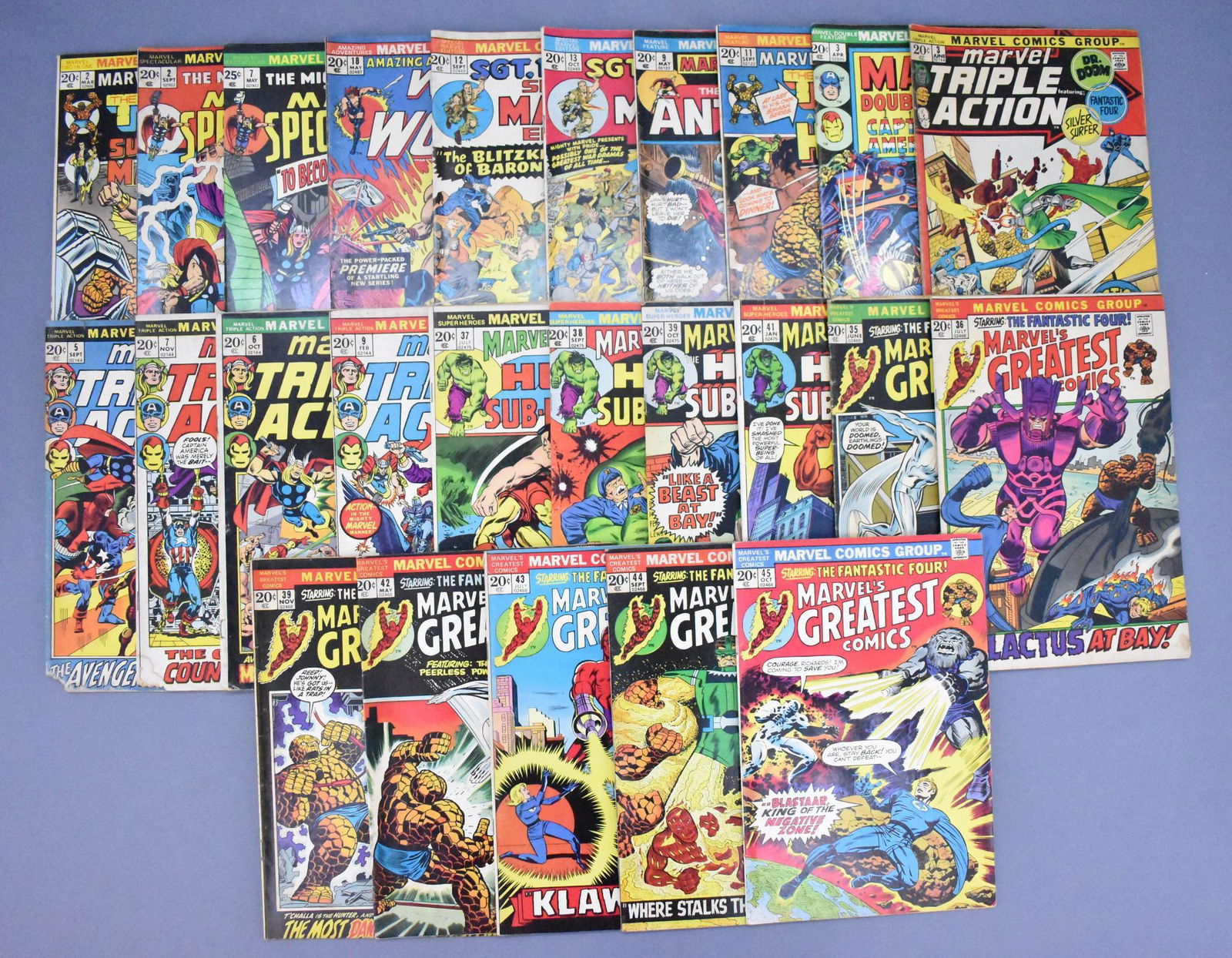 Twenty-five Marvel super hero related bronze age comic (1 of 7)