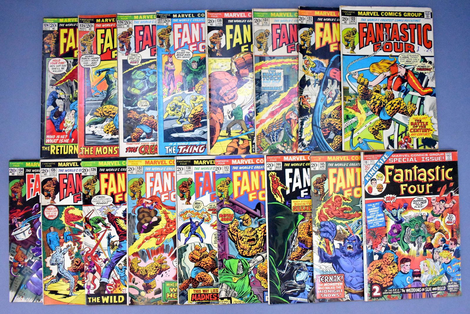 Group of seventeen Fantastic Four bronze age comic (1 of 5)