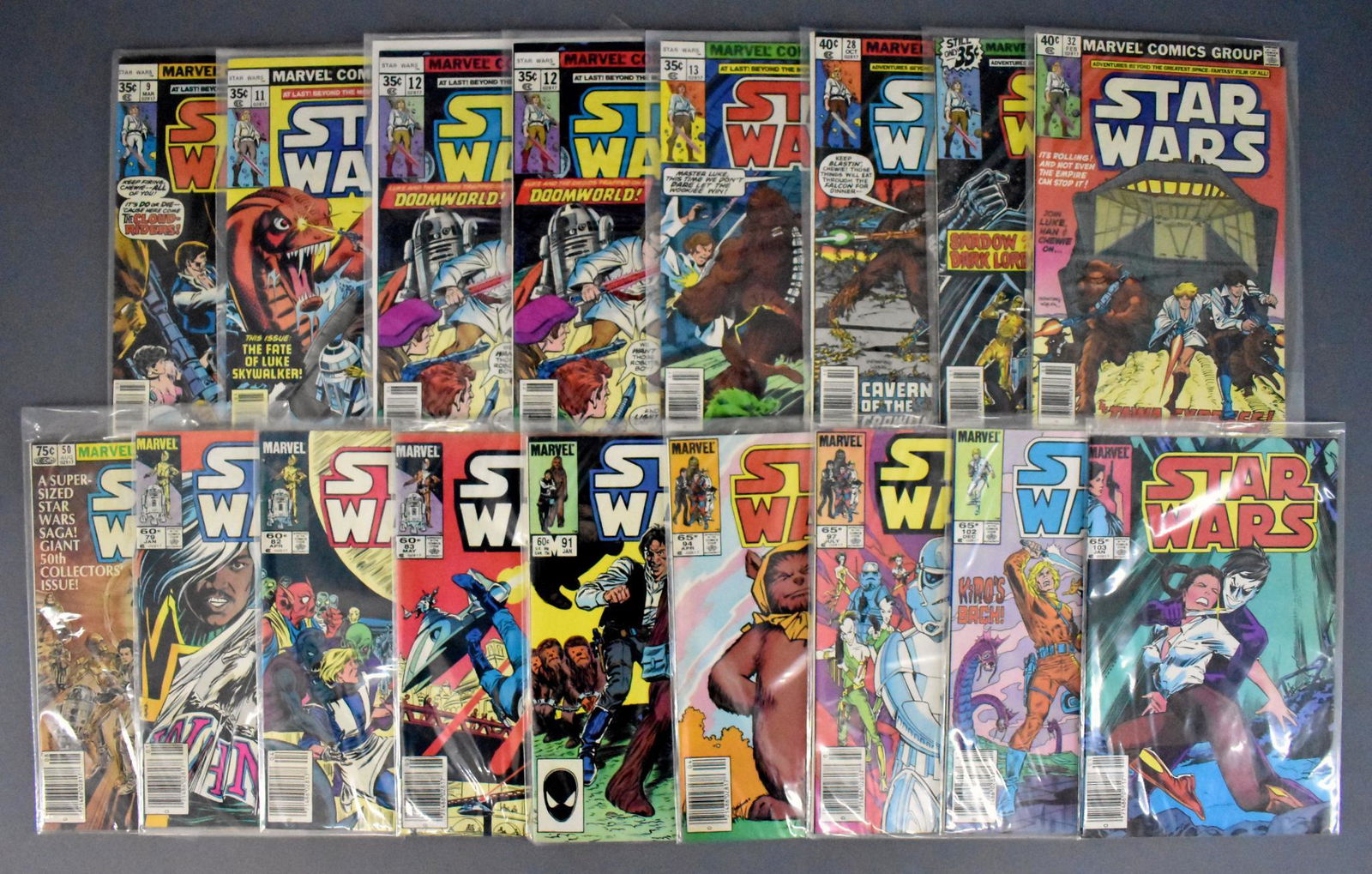 Group of seventeen Marvel Star Wars bronze age comic (1 of 5)