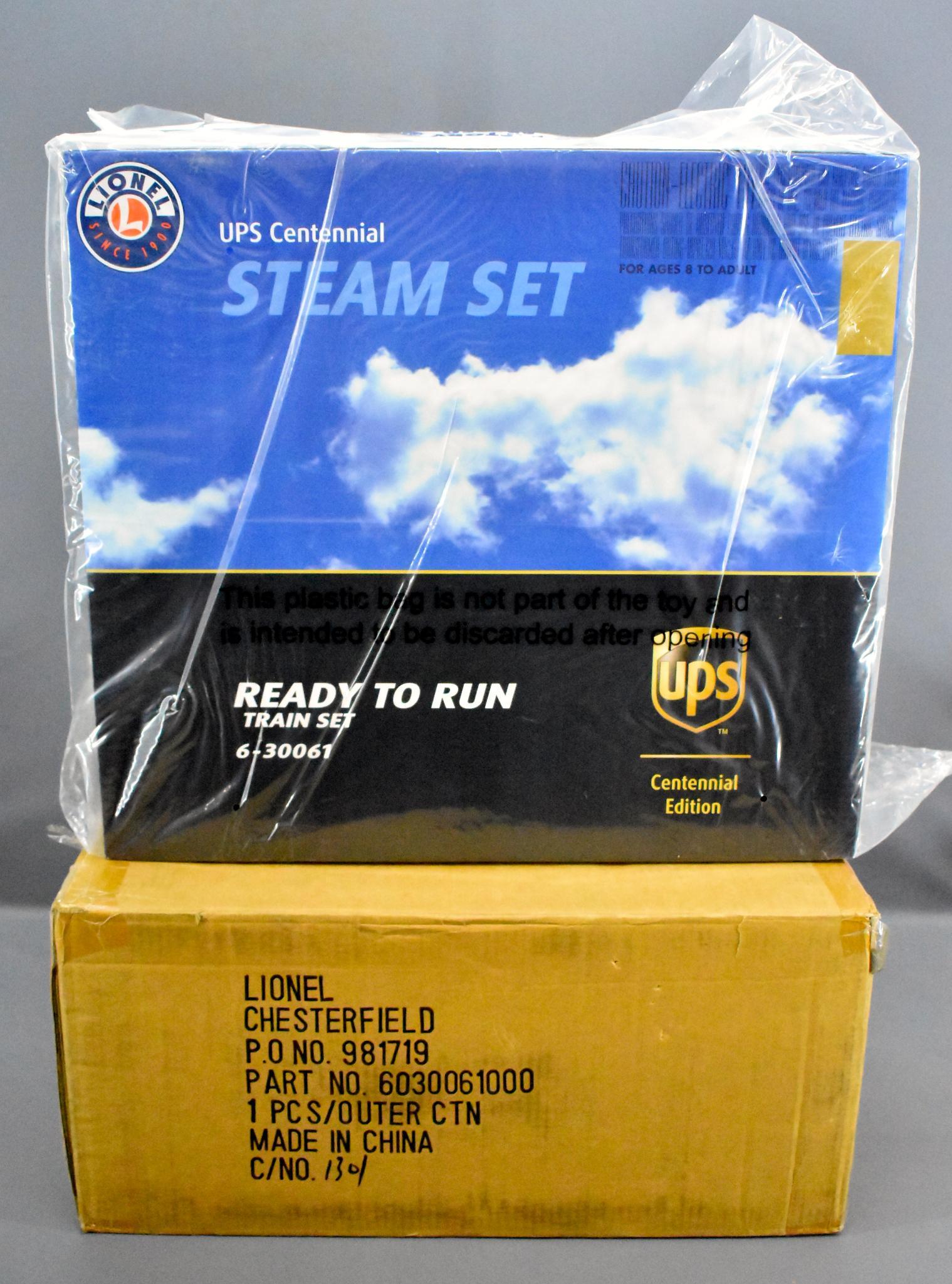 lionel ups centennial train set