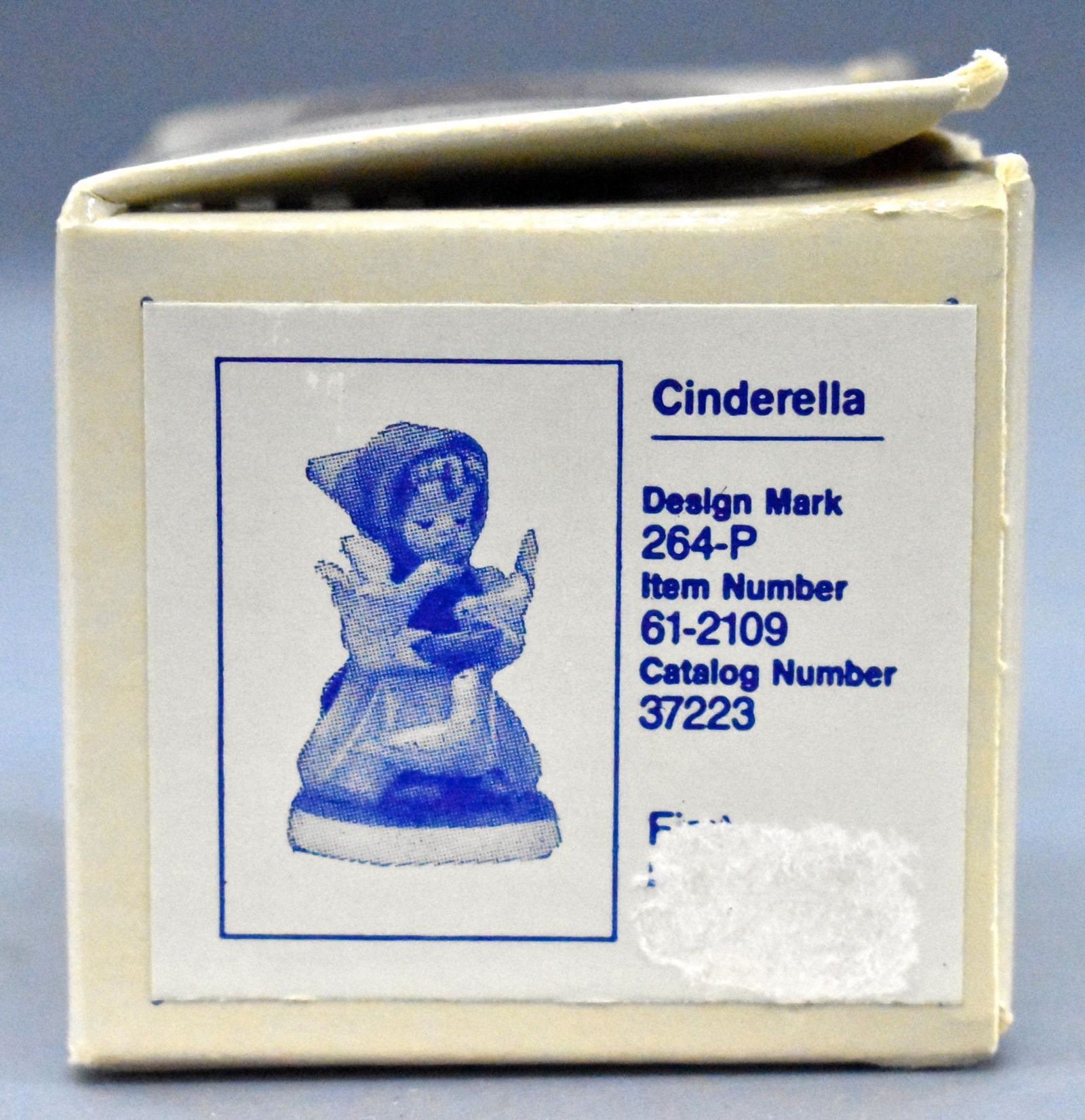 Goebel Hummel Cinderella miniature figurine in original: Goebel Hummel Cinderella miniature figurine in original box 264-P, near mint condition in a fair original box.