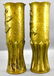 Pair of large WWI WWII trench art 75mm artillery shell - 2