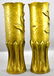 Pair of large WWI WWII trench art 75mm artillery shell - 4