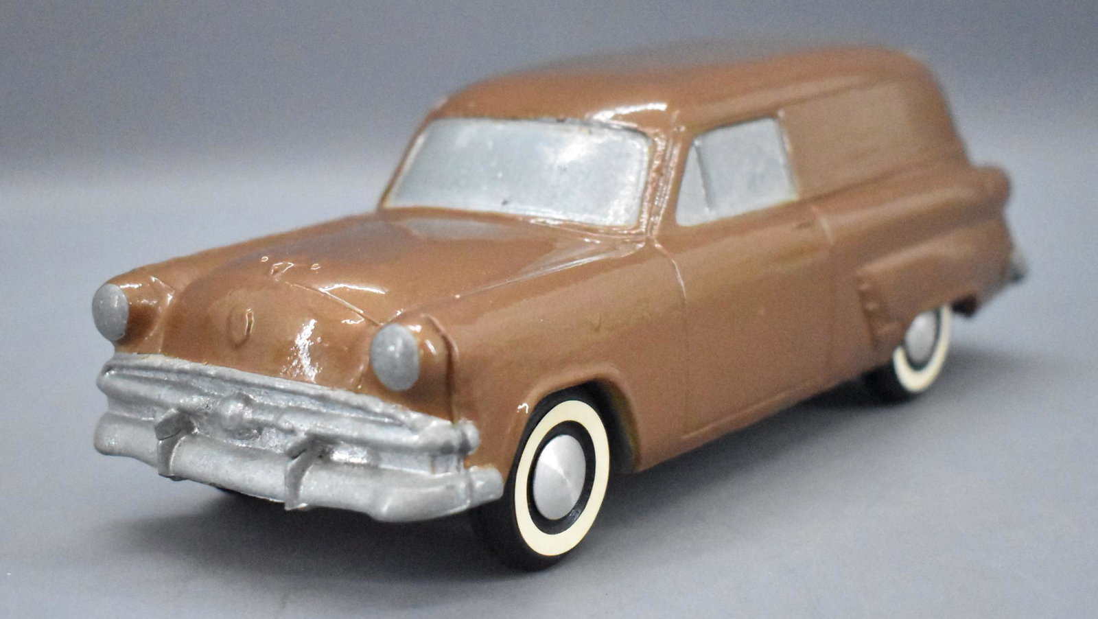 Wheats Nostalgia 1953 Ford sedan delivery slush promo: Wheats Nostalgia 1953 Ford sedan delivery slush promo car in Polynesian brown, near mint. This was the third one produced in this color.