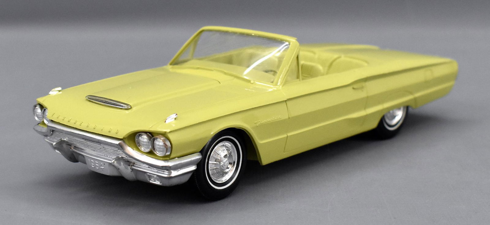 1964 Ford Thunderbird convertible dealer coaster promo: 1964 Ford Thunderbird convertible dealer coaster promo car, excellent to near mint condition with some minor rubs.