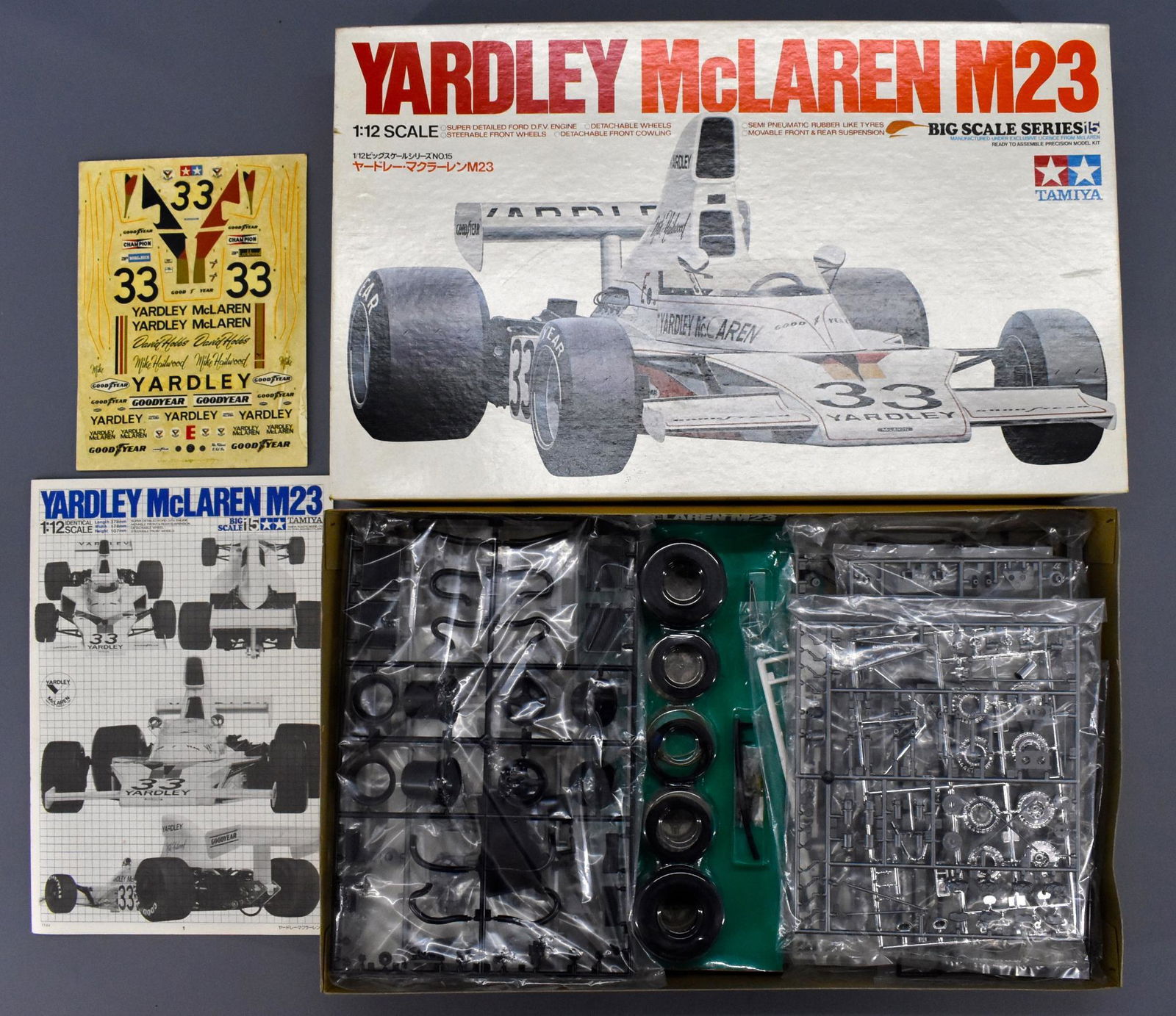 Mint Unbuilt Tamiya F1 Yardley Mclaren M23 1/12 Scale