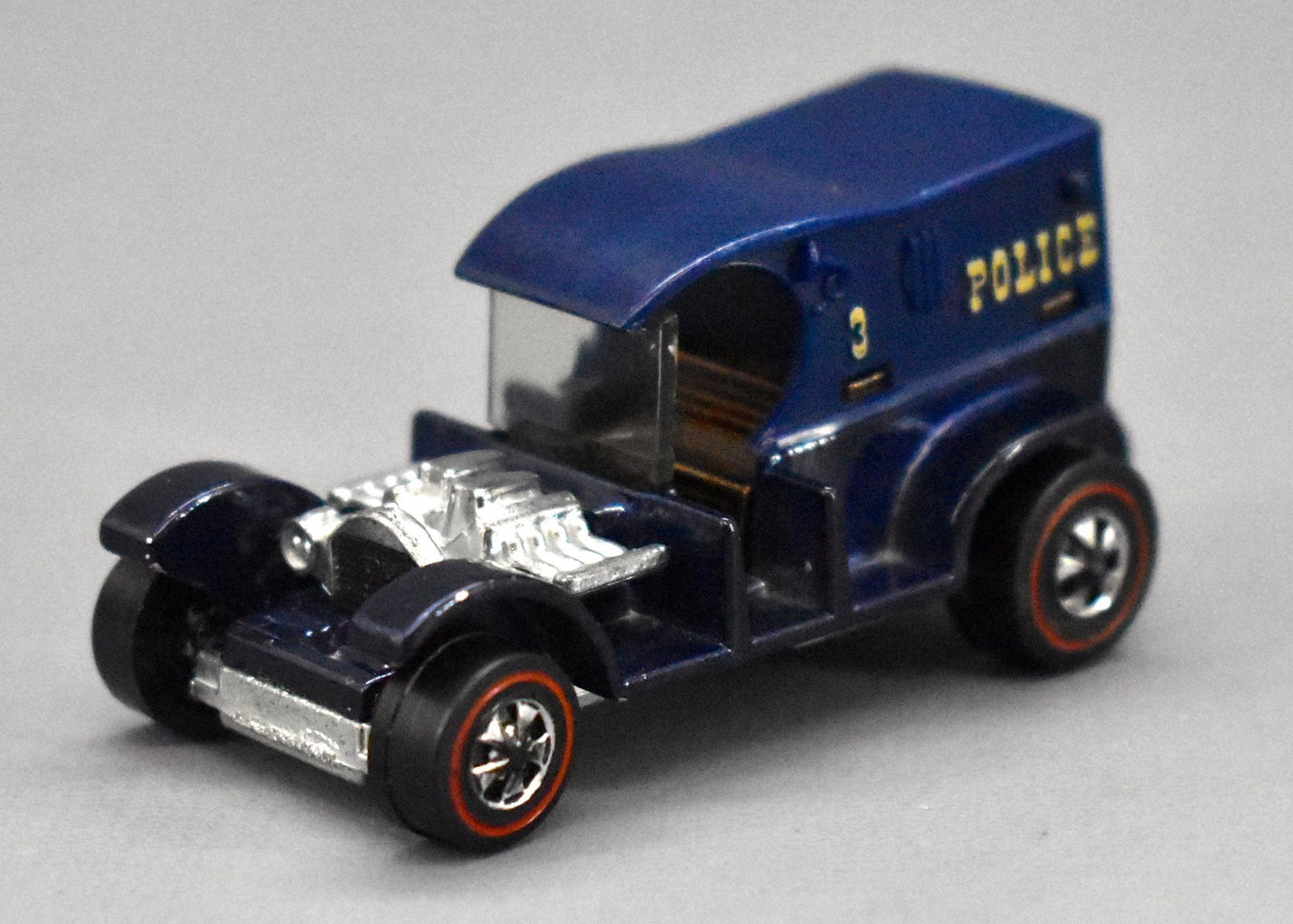 Redline Hot Wheels US Paddy Wagon: Redline Hot Wheels US Paddy Wagon, super clean but has one chip on the rear step frame and a shiny base as seen in the photos.