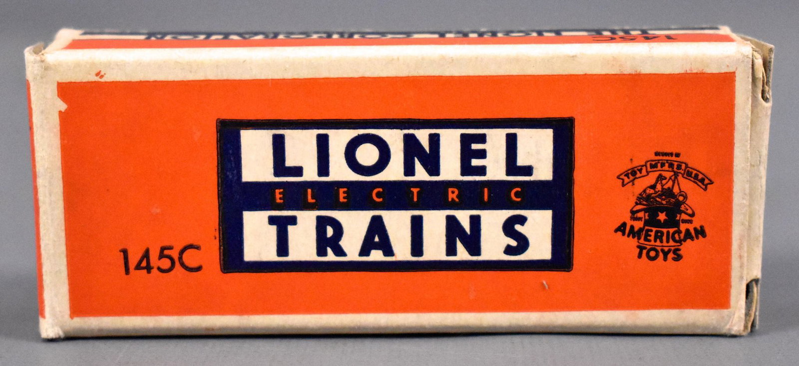 Mint Lionel postwar O separate sale 145C contactor in: Mint Lionel postwar O separate sale 145C contactor in original box. Box end opened to show parts inside, the box is excellent plus.