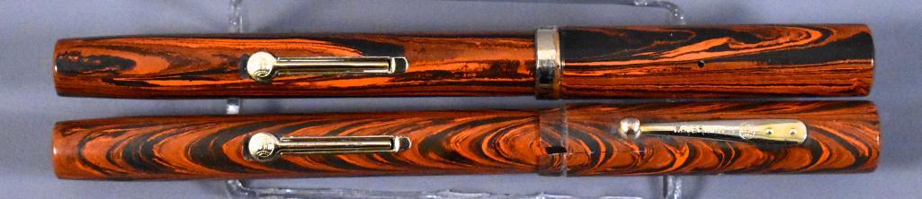 .(2) Waterman 52's, ripple and woodgrain: (2) Waterman 52's, ripple and woodgrain. Check out the nib photos! This pen has been used at some point and may or may not be missing internal parts as we do not have any knowledge of the internal