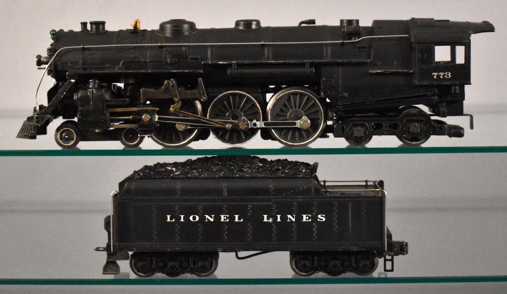Lionel postwar O 1950 773 4-6-4 Hudson with 2426W (1 of 7)