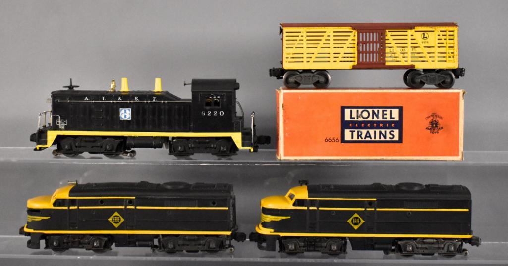 Group of custom detailed Lionel postwar O diesel (1 of 6)