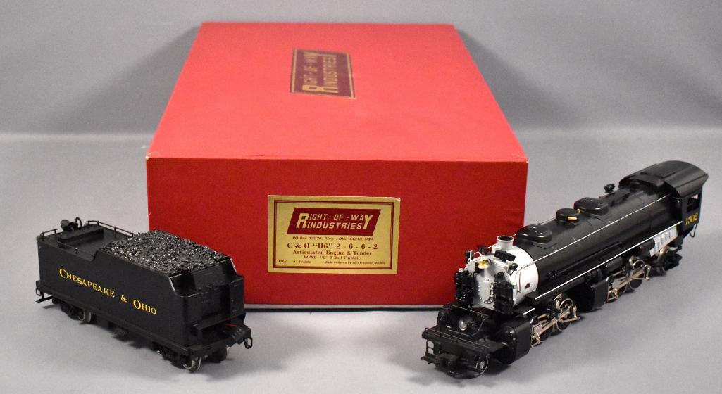 Right of Way Industries O gauge 3 rail brass C&O H6 (1 of 8)