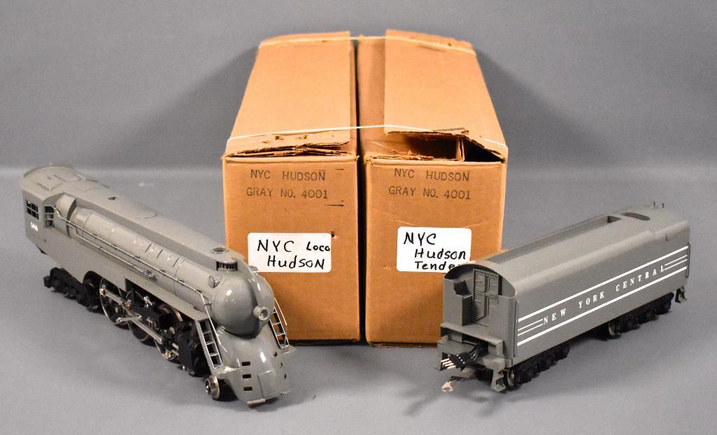 Williams 3-rail O gauge brass NYC Dreyfuss 4-6-4 Hudson (1 of 9)