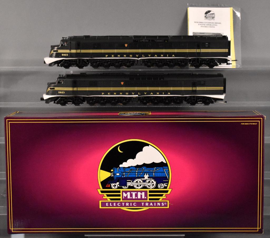 MTH Premier O gauge Pennsylvania centipede AA diesel (1 of 8)