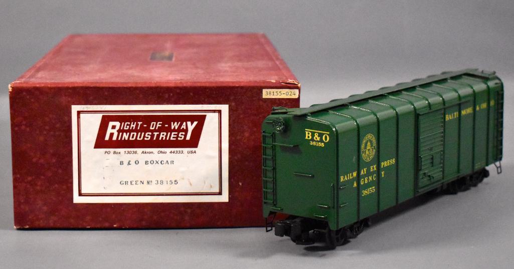 Right of Way Industries O gauge brass B&O round top box (1 of 7)