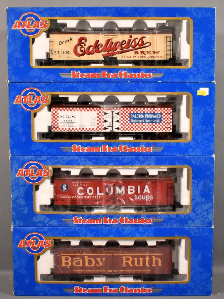 Four Atlas O gauge Steam era Classics 40' woodside (1 of 4)