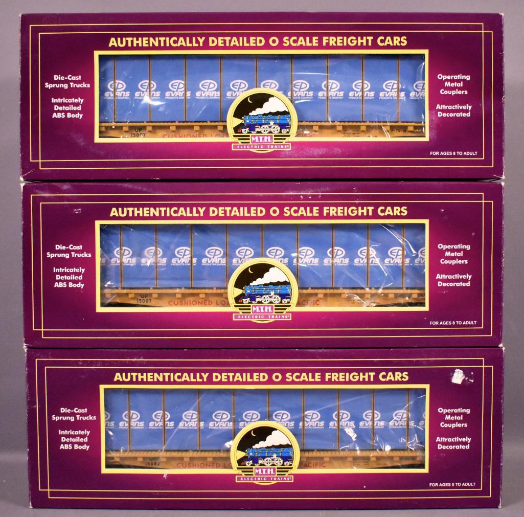 Three MTH Premier O gauge Union Pacific bulkhead flat (1 of 5)