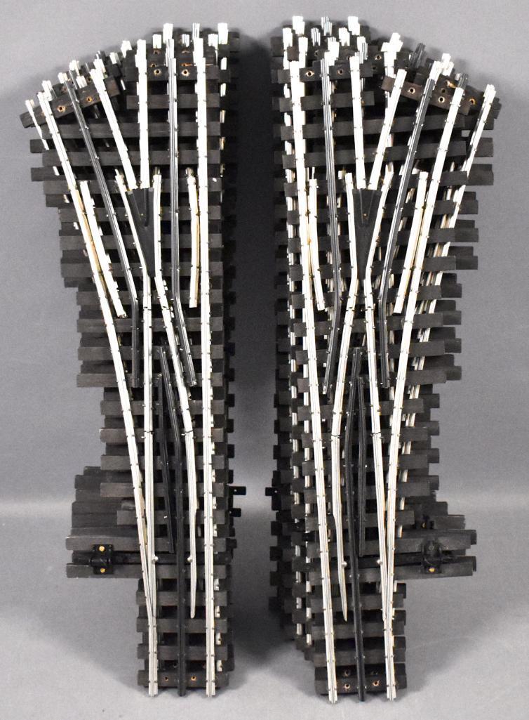 Fifteen used Curtis Custom O gauge hi-rail switches (1 of 3)