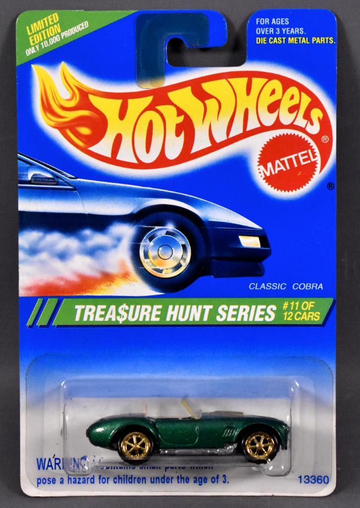 Hot Wheels 1995 Treasure Hunt #11 Classic Cobra mint on (1 of 7)