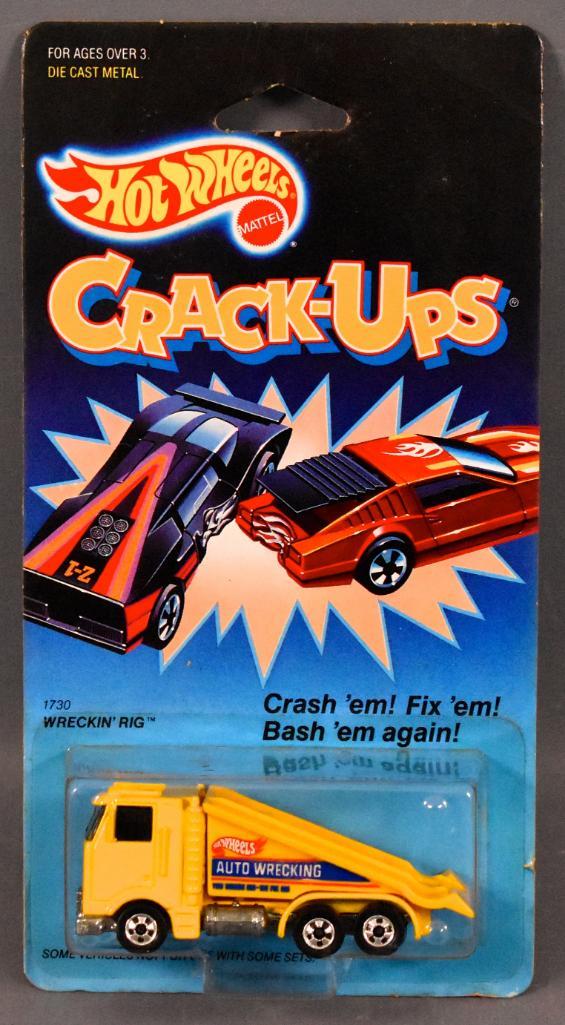 Blackwall Hot Wheels Crack Ups Wreckin Rig on sealed: Blackwall Hot Wheels Crack Ups Wreckin Rig on sealed blister card. Car is near mint to mint on sealed blister as seen in the photos