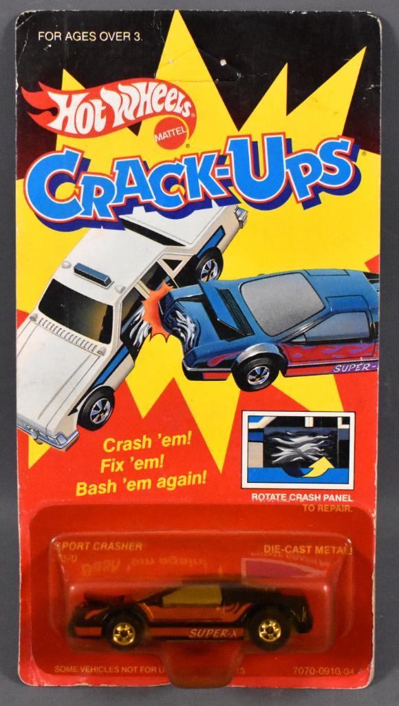 Blackwall Hot Wheels Crack Ups Sport Crasher on sealed: Blackwall Hot Wheels Crack Ups Sport Crasher on sealed blister card. Car is near mint to mint on sealed blister as seen in the photos