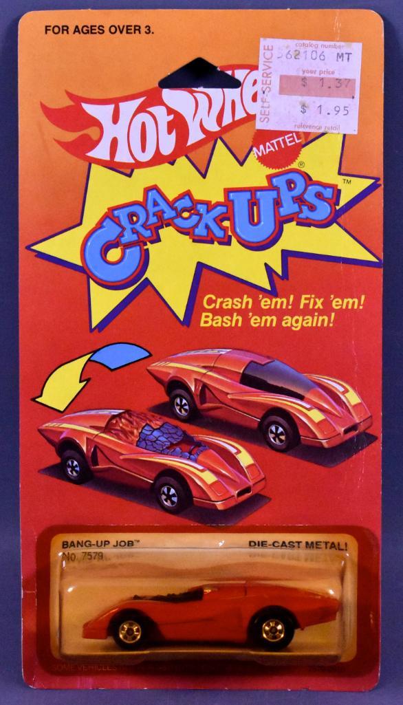Blackwall Hot Wheels Crack Ups Bang-up Job on sealed: Blackwall Hot Wheels Crack Ups Bang-up Job on sealed blister card. Car is near mint to mint on sealed blister as seen in the photos.
