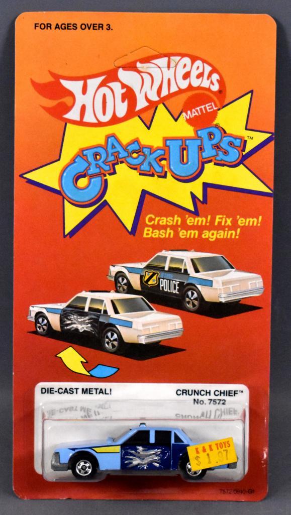 Blackwall Hot Wheels Crack Ups Crunch Chief on sealed: Blackwall Hot Wheels Crack Ups Crunch Chief on sealed blister card. Car is near mint to mint on sealed blister as seen in the photos