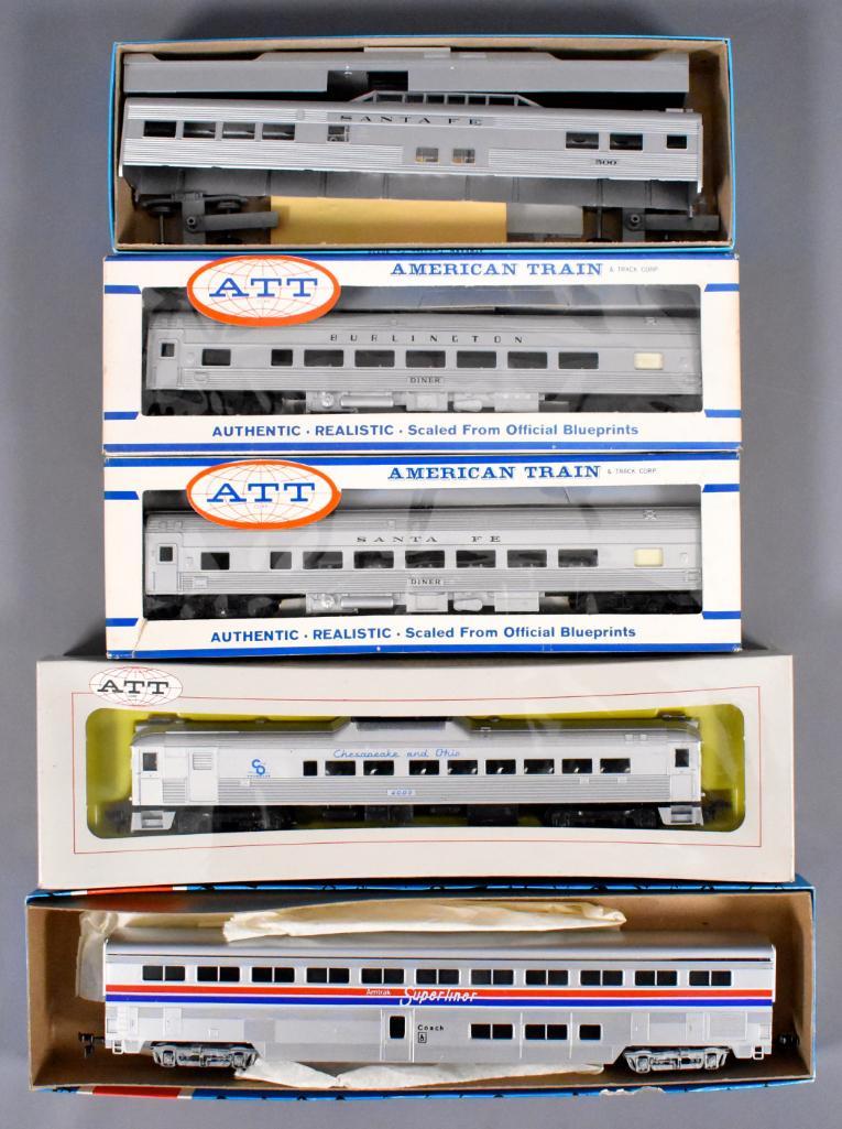 Group of five ATT Athearn and Con Cor HO scale (1 of 6)