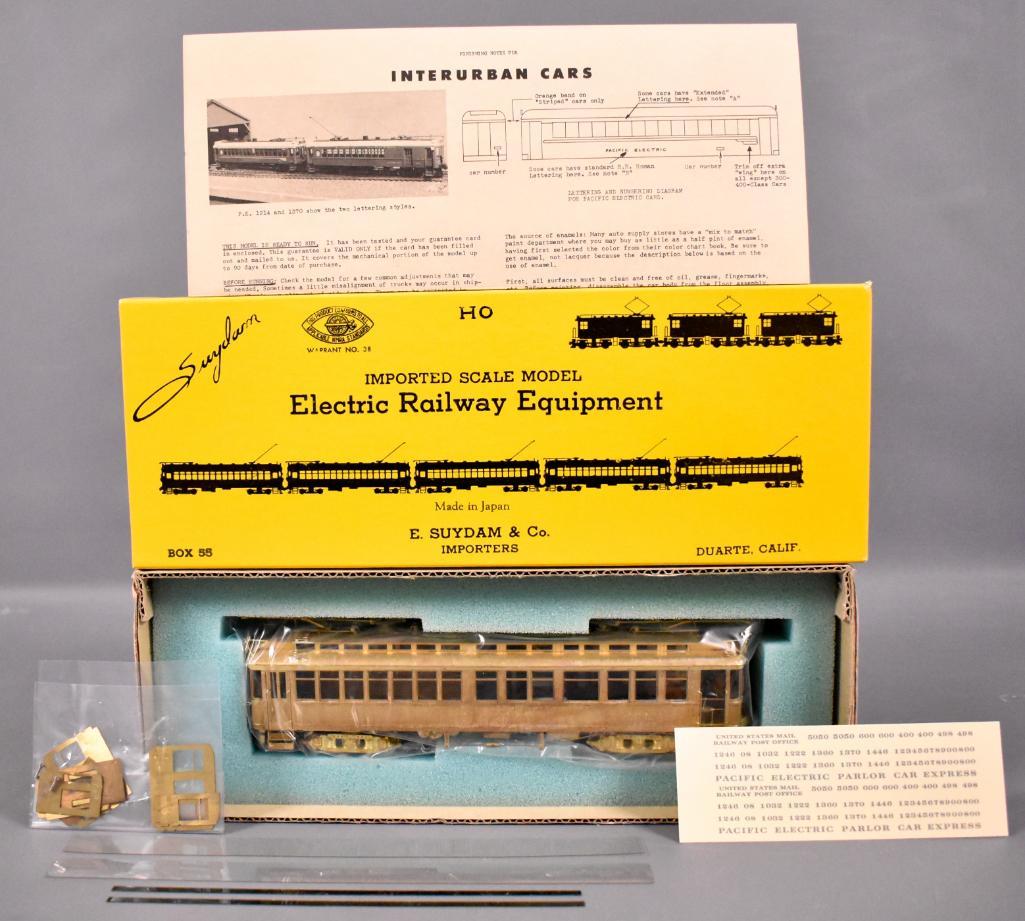 E. Suydam HO scale brass 1032 Pacific Electric wood (1 of 9)
