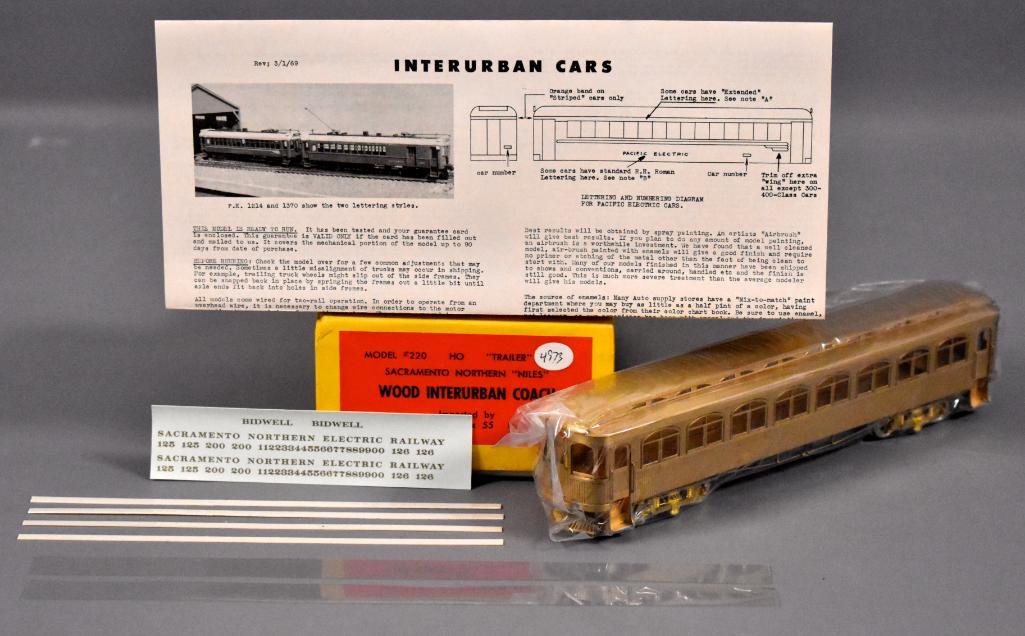 Mint E. Suydam HO scale brass 220 Sacramento Northern (1 of 9)