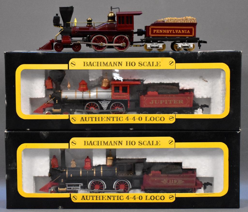 One Mantua and two Bachmann HO scale  4-4-0 steam (1 of 9)