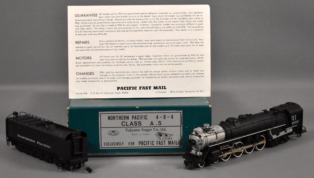 HO Brass PFM - Fujiyama NP - Northern Pacific 4-8-4 Class A