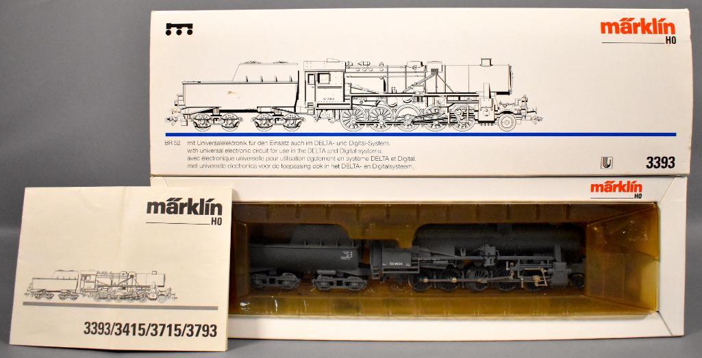 Marklin HO scale 3393 steam locomotive DRG BR 52 Delta (1 of 10)