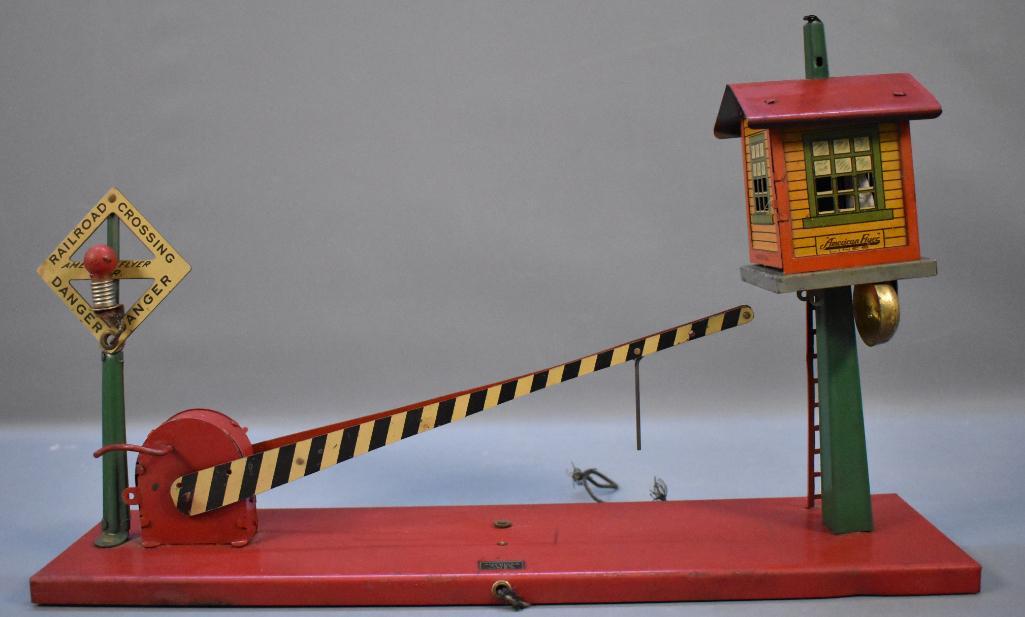 American Flyer prewar tin lithographed 236 crossing set (1 of 6)