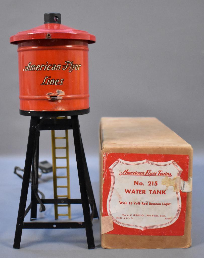 American Flyer prewar O 215 water tank with red beacon (1 of 12)