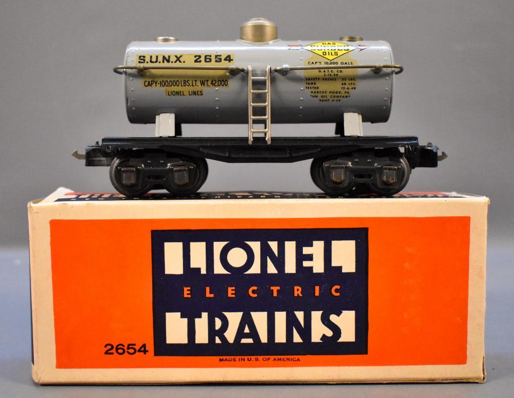 NICE Lionel prewar O gauge 2654 Sunoco tank car in (1 of 7)