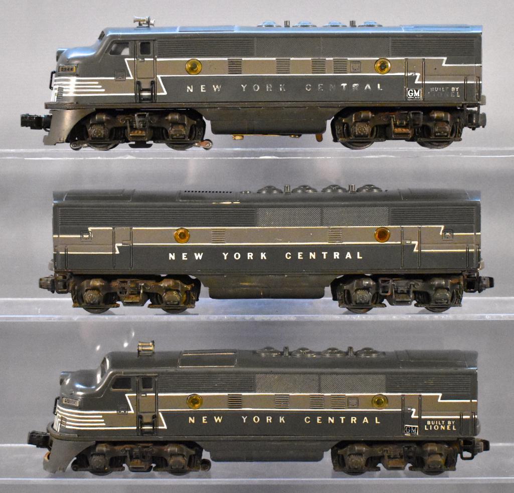 Lionel postwar O 2344 New York Central F-3 ABA set with (1 of 6)