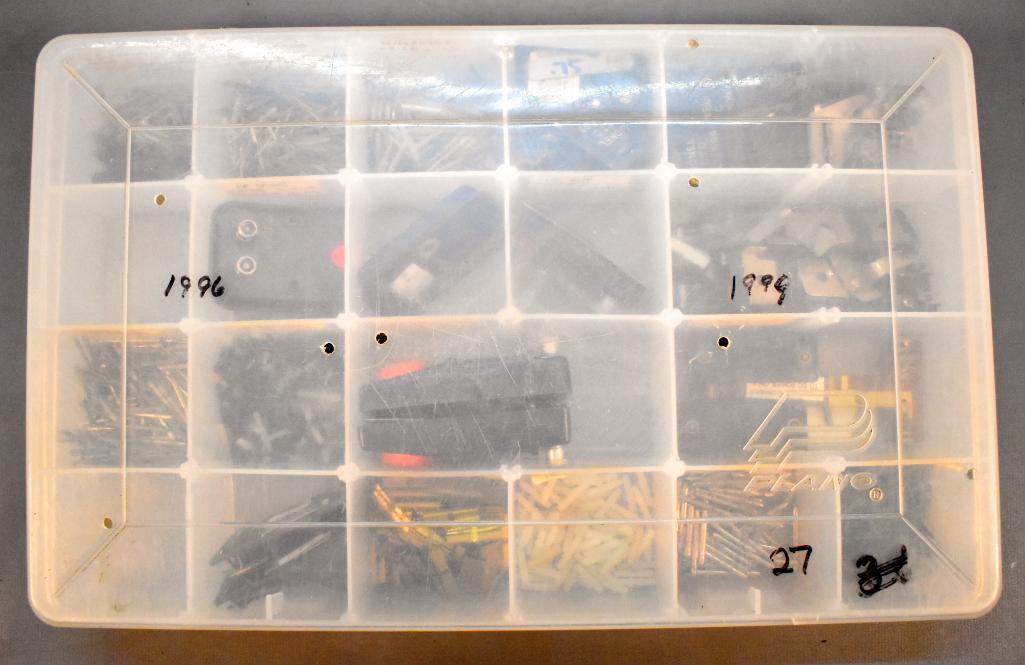 Parts caddy full of Lionel postwar O track parts and (1 of 4)