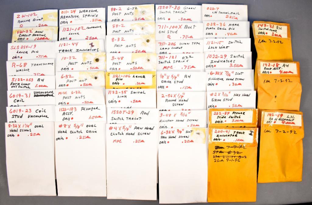 Group of Lionel postwar switch and transformer parts (1 of 8)