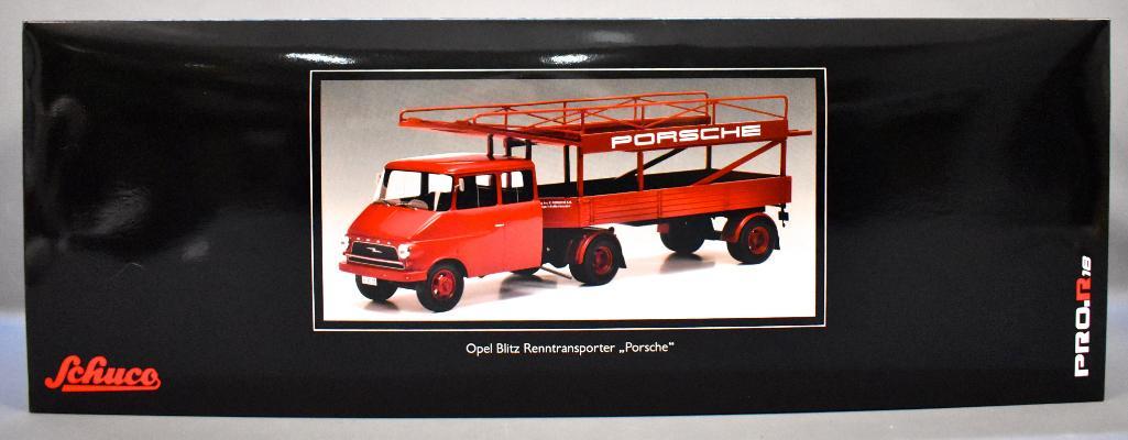 Schuco 1/18 scale Opel Blitz Renntransporter "Porsche" (1 of 5)