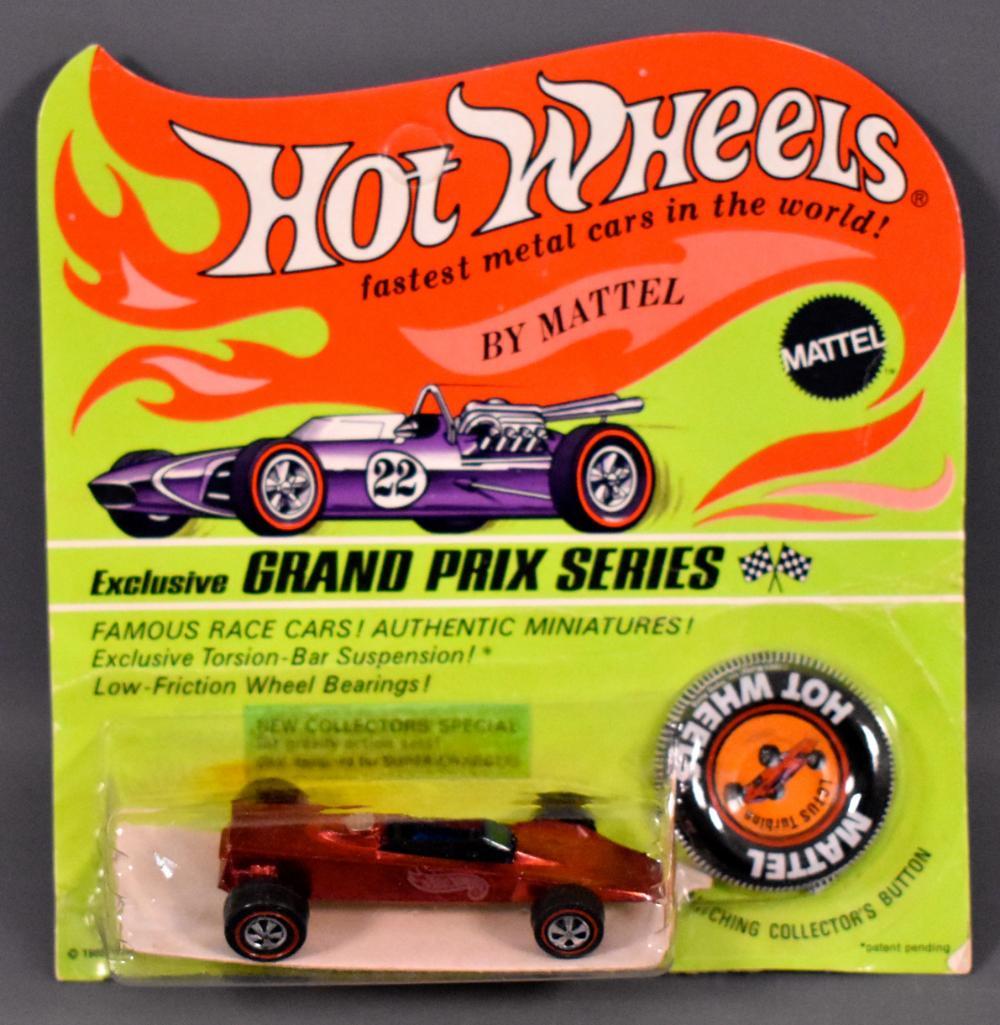 Redline Hot Wheels Red Lotus Turbine on Blister Card (1 of 9)