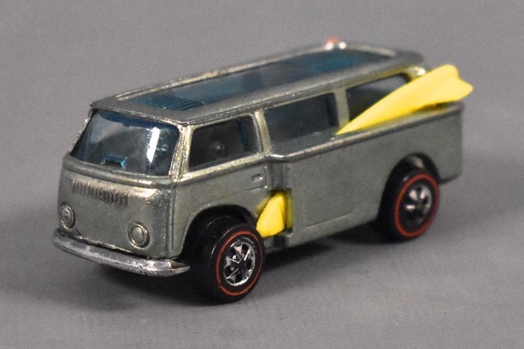 Redline Hot Wheels Faded Olive Volkswagen Beach Bomb: Redline Hot Wheels Faded Olive Volkswagen Beach Bomb Loose. Very neat and odd color with a small spot of corrosion on the passengers side door but still displays very nicely and if you're looking