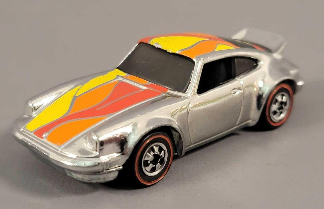 Redline Hot Wheels Chrome Porsche P-911 Loose (1 of 7)