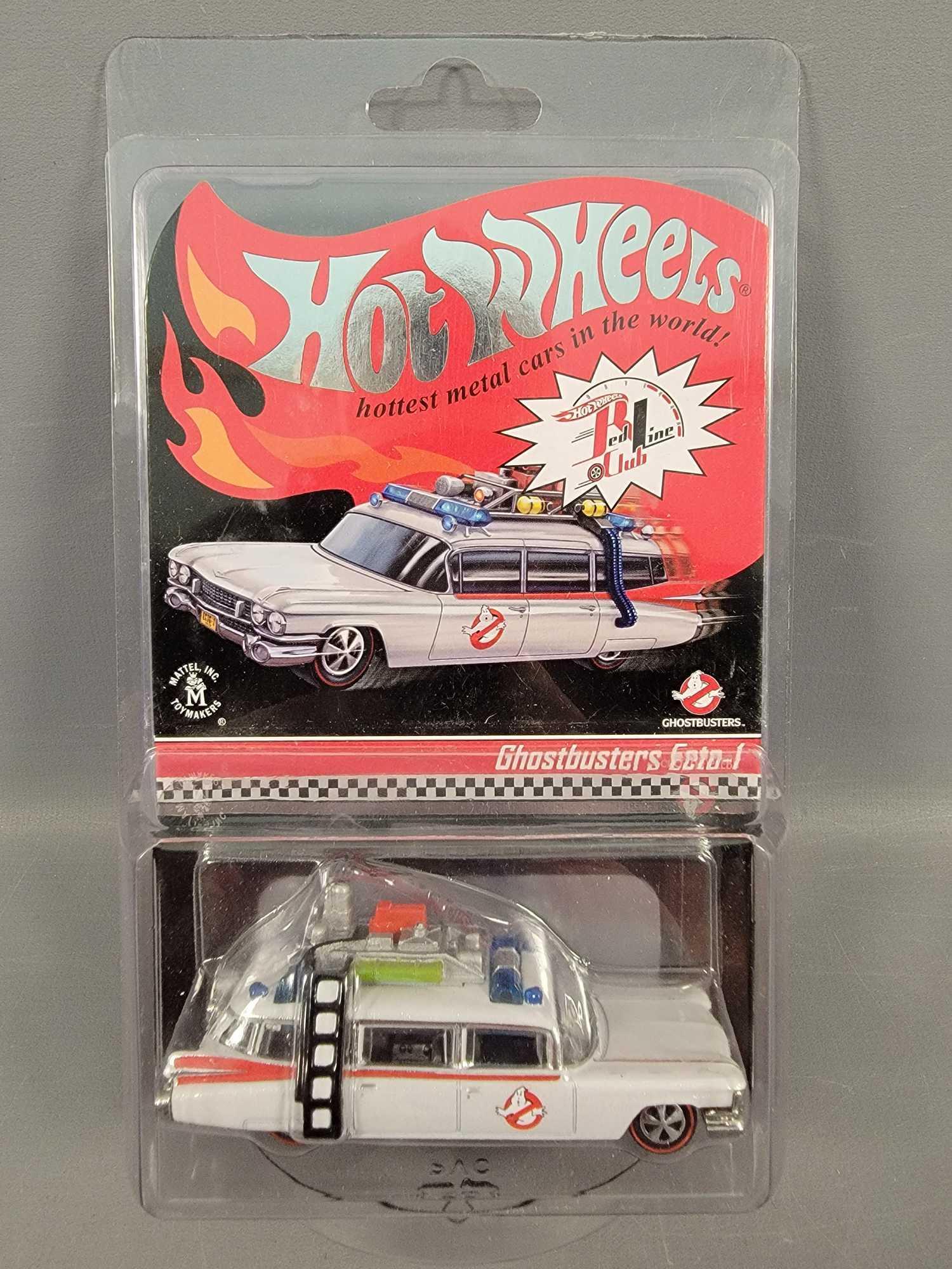 Hot Wheels Rlc Redline Club Ghostbusters Ecto 1 Moc